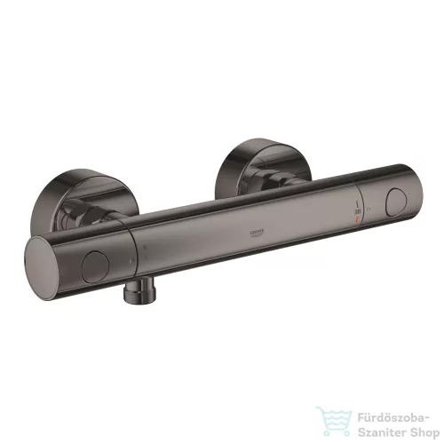 GROHE Grohtherm 1000 termosztátos zuhany csaptelep zuhanyszett nélkül,Hard Graphite 34065A02