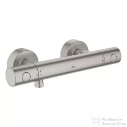   GROHE Grohtherm 1000 termosztátos zuhany csaptelep zuhanyszett nélkül,Supersteel 34065DC2