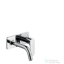   Hansgrohe AXOR Citterio M egykaros, falsík alatti mosdócsaptelep dekorlappal és rövid kifolyóval DN15, króm  34112000