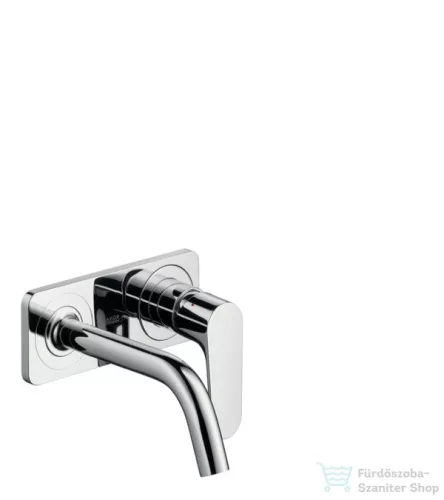 Hansgrohe AXOR Citterio M egykaros, falsík alatti mosdócsaptelep dekorlappal és rövid kifolyóval DN15, króm  34112000