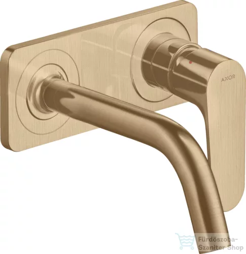 Hansgrohe AXOR Citterio M falsík alatti mosdó csaptelep 16,7 cm-es kifolyóval,szálcsiszolt bronz 34112140