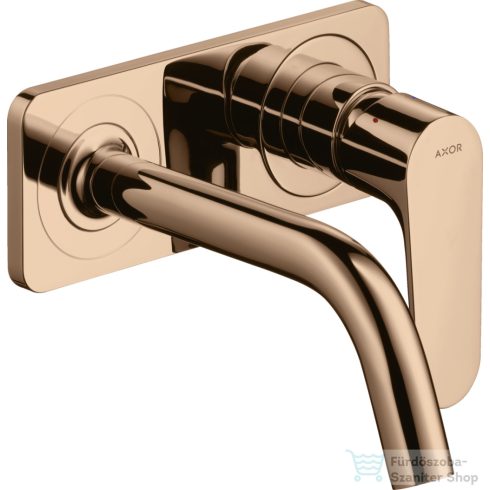 Hansgrohe AXOR Citterio M falsík alatti mosdó csaptelep 16,7 cm-es kifolyóval,polírozott vörös arany hatású 34112300