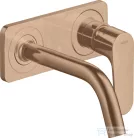 Hansgrohe AXOR Citterio M falsík alatti mosdó csaptelep 16,7 cm-es kifolyóval,szálcsiszolt vörös arany hatású 34112310