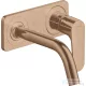 Hansgrohe AXOR Citterio M falsík alatti mosdó csaptelep 16,7 cm-es kifolyóval,szálcsiszolt vörös arany hatású 34112310