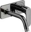 Hansgrohe AXOR Citterio M falsík alatti mosdó csaptelep 16,7 cm-es kifolyóval,polírozott fekete króm 34112330