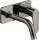 Hansgrohe AXOR Citterio M falsík alatti mosdó csaptelep 16,7 cm-es kifolyóval,polírozott fekete króm 34112330