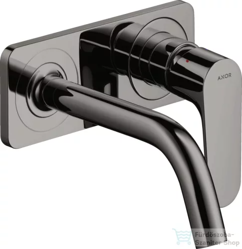 Hansgrohe AXOR Citterio M falsík alatti mosdó csaptelep 16,7 cm-es kifolyóval,polírozott fekete króm 34112330