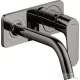 Hansgrohe AXOR Citterio M falsík alatti mosdó csaptelep 16,7 cm-es kifolyóval,polírozott fekete króm 34112330