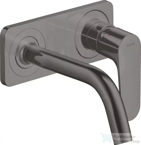 Hansgrohe AXOR Citterio M falsík alatti mosdó csaptelep 16,7 cm-es kifolyóval,szálcsiszolt fekete króm 34112340