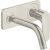 Hansgrohe AXOR Citterio M falsík alatti mosdó csaptelep 16,7 cm-es kifolyóval,rozsdamentes acél hatású 34112800