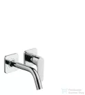 Hansgrohe AXOR Citterio M egykaros, falsík alatti mosdócsaptelep takarórozettákkal és rövid kifolyóval DN15, króm  34113000