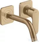 Hansgrohe AXOR Citterio M falsík alatti mosdó csaptelep 16,7 cm-es kifolyóval,szálcsiszolt bronz 34113140