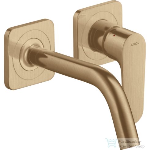 Hansgrohe AXOR Citterio M falsík alatti mosdó csaptelep 16,7 cm-es kifolyóval,szálcsiszolt bronz 34113140