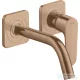 Hansgrohe AXOR Citterio M falsík alatti mosdó csaptelep 16,7 cm-es kifolyóval,szálcsiszolt vörös arany hatású 34113310