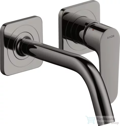 Hansgrohe AXOR Citterio M falsík alatti mosdó csaptelep 16,7 cm-es kifolyóval,polírozott fekete króm 34113330