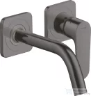 Hansgrohe AXOR Citterio M falsík alatti mosdó csaptelep 16,7 cm-es kifolyóval,szálcsiszolt fekete króm 34113340