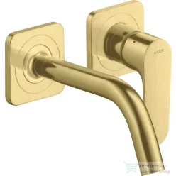   Hansgrohe AXOR Citterio M falsík alatti mosdó csaptelep 16,7 cm-es kifolyóval,szálcsiszolt sárgaréz hatású 34113950