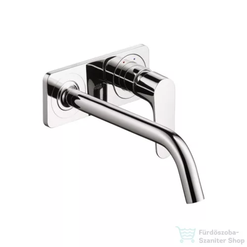 Hansgrohe AXOR Citterio M egykaros, falsík alatti mosdócsaptelep dekorlappal és hosszú kifolyóval DN15, króm 34115000