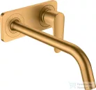 Hansgrohe AXOR Citterio M falsík alatti mosdó csaptelep 22,7 cm-es kifolyóval,nem zárható leeresztővel,szálcsiszolt arany hatású 34115250