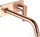 Hansgrohe AXOR Citterio M falsík alatti mosdó csaptelep 22,7 cm-es kifolyóval,nem zárható leeresztővel,polírozott vörös arany hatású 34115300