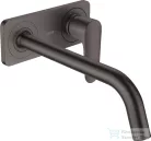 Hansgrohe AXOR Citterio M falsík alatti mosdó csaptelep 22,7 cm-es kifolyóval,nem zárható leeresztővel,szálcsiszolt fekete króm 34115340