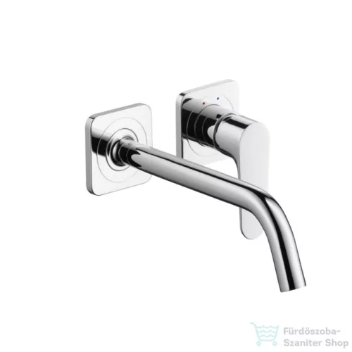 Hansgrohe AXOR  Citterio M egykaros, falsík alatti mosdócsaptelep takarórozettákkal és hosszú kifolyóval DN15, króm 34116000