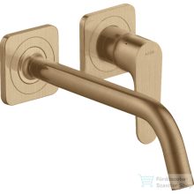   Hansgrohe AXOR Citterio M falsík alatti mosdó csaptelep 22,7 cm-es kifolyóval,nem zárható leeresztővel,szálcsiszolt bronz 34116140
