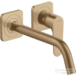   Hansgrohe AXOR Citterio M falsík alatti mosdó csaptelep 22,7 cm-es kifolyóval,nem zárható leeresztővel,szálcsiszolt bronz 34116140