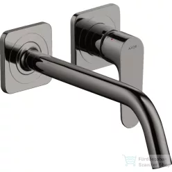   Hansgrohe AXOR Citterio M falsík alatti mosdó csaptelep 22,7 cm-es kifolyóval,nem zárható leeresztővel,polírozott fekete króm 34116330