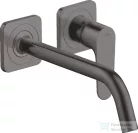 Hansgrohe AXOR Citterio M falsík alatti mosdó csaptelep 22,7 cm-es kifolyóval,nem zárható leeresztővel,szálcsiszolt fekete króm 34116340