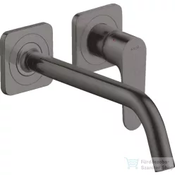   Hansgrohe AXOR Citterio M falsík alatti mosdó csaptelep 22,7 cm-es kifolyóval,nem zárható leeresztővel,szálcsiszolt fekete króm 34116340