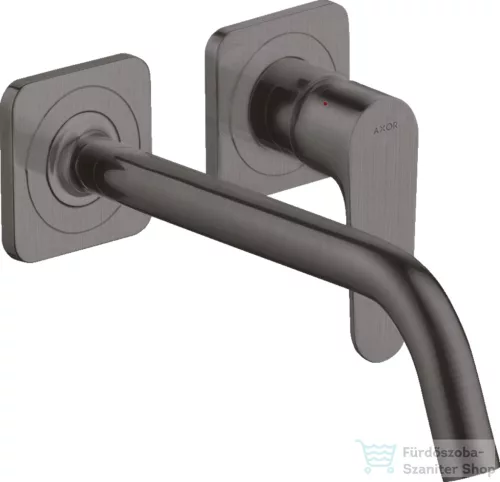 Hansgrohe AXOR Citterio M falsík alatti mosdó csaptelep 22,7 cm-es kifolyóval,nem zárható leeresztővel,szálcsiszolt fekete króm 34116340