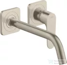 Hansgrohe AXOR Citterio M falsík alatti mosdó csaptelep 22,7 cm-es kifolyóval,nem zárható leeresztővel,szálcsiszolt nikkel 34116820