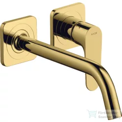   Hansgrohe AXOR Citterio M falsík alatti mosdó csaptelep 22,7 cm-es kifolyóval,nem zárható leeresztővel,polírozott arany hatású 34116990