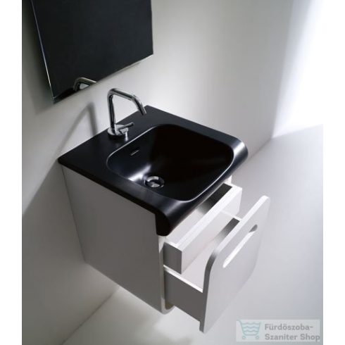 Sapho KERASAN INKA Mosdó 40x40 cm matt fekete 341231