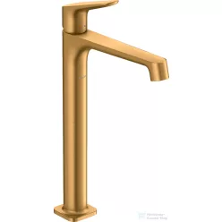   Hansgrohe AXOR CITTERIO M 250 magasított mosdó csaptelep nem zárható leeresztővel,szálcsiszolt arany hatású 34127250