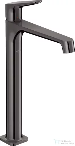 Hansgrohe AXOR CITTERIO M 250 magasított mosdó csaptelep nem zárható leeresztővel,polírozott fekete króm 34127330