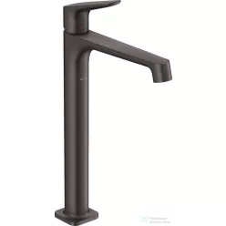   Hansgrohe AXOR CITTERIO M 250 magasított mosdó csaptelep nem zárható leeresztővel,szálcsiszolt fekete króm 34127340