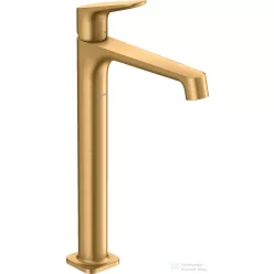  Hansgrohe AXOR CITTERIO M 250 magasított mosdó csaptelep nem zárható leeresztővel,szálcsiszolt sárgaréz hatású 34127950
