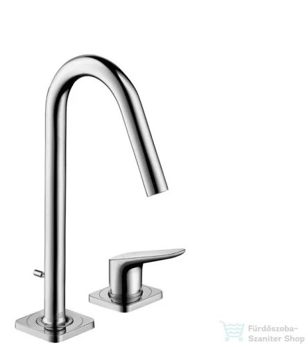 Hansgrohe AXOR CITTERIO M 2-lyukú mosdó csaptelep DN15, automata leeresztővel, króm 34132000
