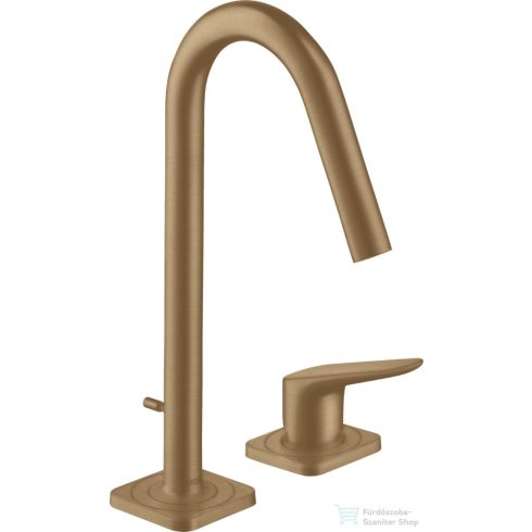 Hansgrohe AXOR CITTERIO M 2 üléses mosdó csaptelep automata leeresztővel,szálcsiszolt bronz 34132140