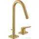 Hansgrohe AXOR CITTERIO M 2 üléses mosdó csaptelep automata leeresztővel,szálcsiszolt arany hatású 34132250