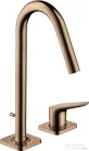 Hansgrohe AXOR CITTERIO M 2 üléses mosdó csaptelep automata leeresztővel,polírozott vörös arany hatású 34132300