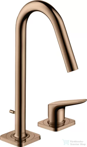 Hansgrohe AXOR CITTERIO M 2 üléses mosdó csaptelep automata leeresztővel,polírozott vörös arany hatású 34132300