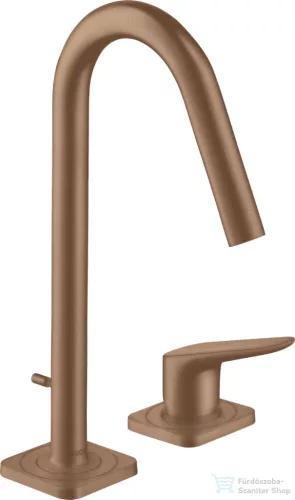 Hansgrohe AXOR CITTERIO M 2 üléses mosdó csaptelep automata leeresztővel,szálcsiszolt vörös arany hatású 34132310