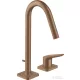 Hansgrohe AXOR CITTERIO M 2 üléses mosdó csaptelep automata leeresztővel,szálcsiszolt vörös arany hatású 34132310
