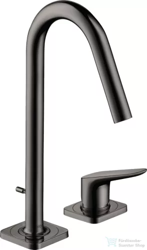 Hansgrohe AXOR CITTERIO M 2 üléses mosdó csaptelep automata leeresztővel,polírozott fekete króm 34132330