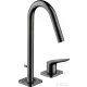 Hansgrohe AXOR CITTERIO M 2 üléses mosdó csaptelep automata leeresztővel,polírozott fekete króm 34132330