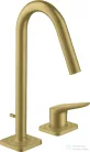 Hansgrohe AXOR CITTERIO M 2 üléses mosdó csaptelep automata leeresztővel,szálcsiszolt sárgaréz hatású 34132950