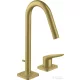 Hansgrohe AXOR CITTERIO M 2 üléses mosdó csaptelep automata leeresztővel,szálcsiszolt sárgaréz hatású 34132950